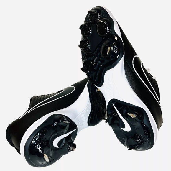 Nike Alpha Huarache 3 Varsity Low Cleats Spikes Black CT0829-003 Men’s Size 11.5 - Picture 10 of 10